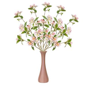 Kunstbloem Kersen bloesem - 5x - 90 cm - licht roze - Kunst zijdebloemen