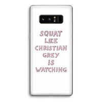 Christian Grey: Samsung Galaxy Note 8 Transparant Hoesje Christian Grey: Samsung Galaxy Note 8 Transparant Hoesje