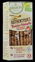 Bisson Authentieke zandkoekjes met hazelnoot/rozijnen bio 175 Gram