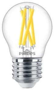 Philips LED kogel E27 3,4-40W filament helder dimtone - LED3747