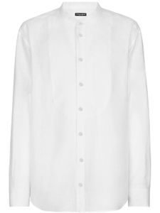 Dolce & Gabbana chemise boutonnée en lin - Blanc