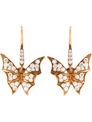 Stephen Webster boucles d'oreilles en or rose 18ct et diamants - Métallisé