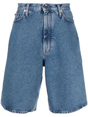 Off-White shirt Arrows en jean - Bleu
