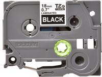 Brother TZE-345 labelprinter-tape Wit op zwart - thumbnail