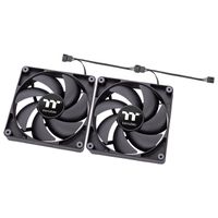 Thermaltake CL-F147-PL12BL-A PC-ventilator Zwart (b x h x d) 120 x 120 x 25 mm - thumbnail