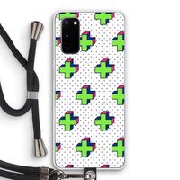 8-bit N°10: Samsung Galaxy S20 Transparant Hoesje met koord