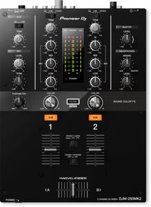 Pioneer DJM-250MK2 mengpaneel 2 kanalen 20 - 20000 Hz Zwart