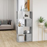 Boekenkast/kamerscherm 60x24x124,5 cm betongrijs