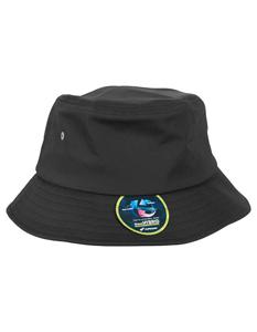 Flexfit FX5003N Nylon Bucket Hat - Black - One Size