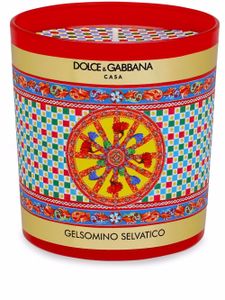 Dolce & Gabbana bougie parfumée à imprimé Carretto (250g) - Rouge