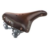 Selle Monte Grappa Zadel m/veer Old Frontiers leer D-bruin