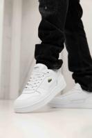 Lacoste T-Clip Sneakers Heren Wit - Maat 41 - Kleur: Wit | Soccerfanshop