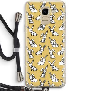 Haas: Samsung Galaxy J6 (2018) Transparant Hoesje met koord