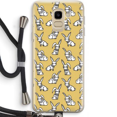 Haas: Samsung Galaxy J6 (2018) Transparant Hoesje met koord