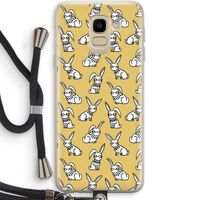 Haas: Samsung Galaxy J6 (2018) Transparant Hoesje met koord