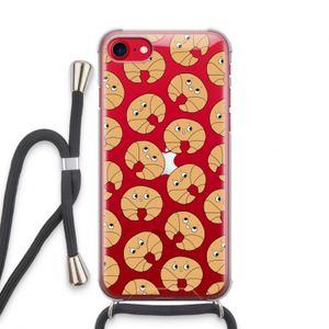 Croissant: iPhone SE 2020 Transparant Hoesje met koord