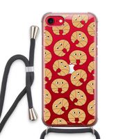 Croissant: iPhone SE 2020 Transparant Hoesje met koord