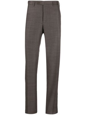 Canali pantalon droit à taille mi-haute - Marron