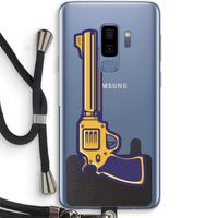 Pew Pew Pew: Samsung Galaxy S9 Plus Transparant Hoesje met koord