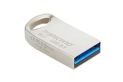 Transcend JetFlash elite 720 USB flash drive 8 GB USB Type-A 3.2 Gen 1 (3.1 Gen 1) Zilver Transcend JetFlash elite 720 USB flash drive 8 GB USB Type-A 3.2 Gen 1 (3.1 Gen 1) Zilver