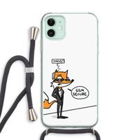 GSM secure: iPhone 11 Transparant Hoesje met koord