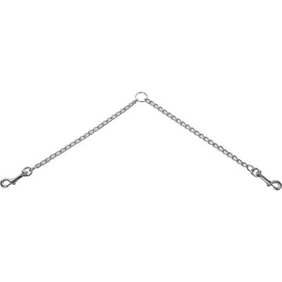 Hondenlijn Koppelketting - 2 x 30 cm - 2,5 mm 2 x 30 cm - 2.5 mm Flamingo Zilver