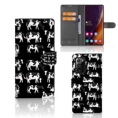 Samsung Galaxy Note20 Ultra | Telefoonhoesje | Met pasjeshouder | Koetjes
