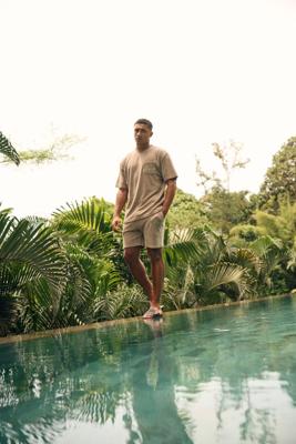 Malelions Signature Towelling Shorts Mm3-ss25-26 Korte Broeken 336 Taupe