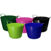 vPlast Emmer V-Trug Flexi 65 l Blauw