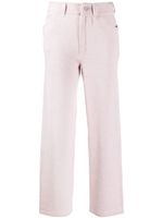 Barrie pantalon court à taille haute - Rose