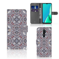 OPPO A9 (2020) | A5 (2020) Bookcase Flower Tiles - thumbnail