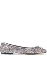 Jimmy Choo ballerines Elme à paillettes - Argent