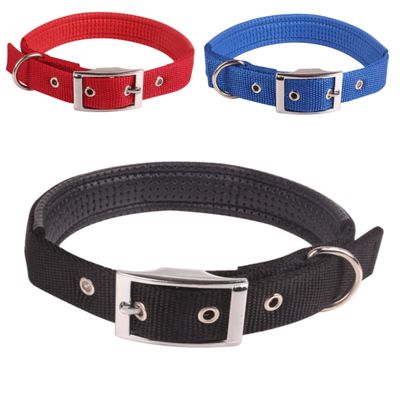 Nobleza Hondenhalsband gevoerd - Gespsluiting - 55 cm