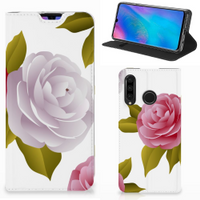 Huawei P30 Lite New Edition Smart Cover Roses - thumbnail