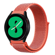 Sport Loop nylon bandje - Rood - Samsung Galaxy watch 7 / Galaxy Watch FE - 40mm & 44mm Sport Loop nylon bandje - Rood - Samsung Galaxy watch 7 / Galaxy Watch FE - 40mm & 44mm