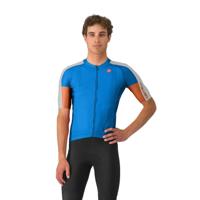 Castelli entrata 6 jersey fietsshirt korte mouw blauw heren M