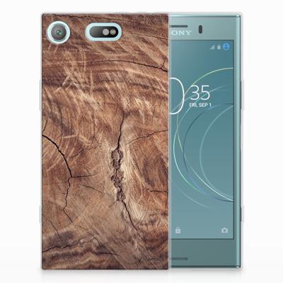 Sony Xperia XZ1 Compact | Bumper Hoesje | Tree Trunk