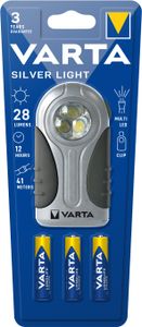 Varta 16647 Zwart, Zilver Zaklamp LED