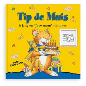 Boek met naam en foto - Tip de Muis - Hardcover