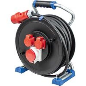 Schwabe CEE-Kabelhaspel Xperts 400V Neopreen H07RN-F 5Gx2,5 Ø285mm IP44 20m