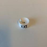MB wit/zwart XXS voor op kledinghanger