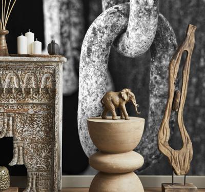 Muursticker Ketting Zwart Wit Muursticker Ketting Zwart Wit