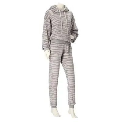 Dames huispak Fleece - Lounge set dames - Zebra - Warm winter pyjamapak - Loungewear dames