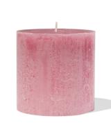 HEMA Rustieke Kaars Ø10x10cm Oudroze (oudroze)