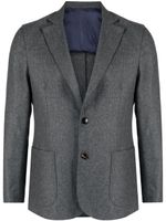 Barba blazer en maille à simple boutonnage - Gris