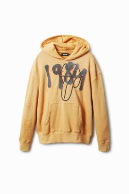 Oversized hoodie - YELLOW - XXL