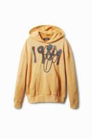 Oversized hoodie - YELLOW - XXL
