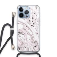 Mengelmoes: iPhone 13 Pro Transparant Hoesje met koord