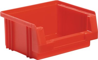 LA-KA-PE Magazijnbak | L90xB102xH50 mm | PP rood | 50 stuks - 01950 02 01 01950 02 01