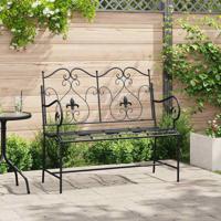 Tuinbank Zwart 104 x 54 x 93cm Staal